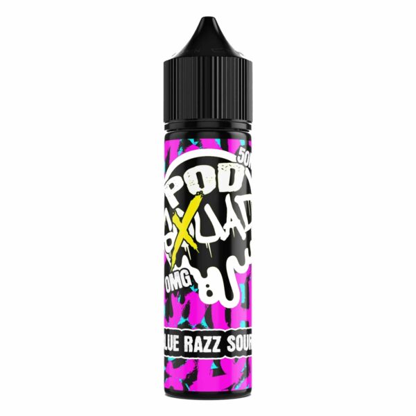 Blue Razz Sourz - Pod Squad 50ml - Bar Juice 50/50 by Xtrm Bar