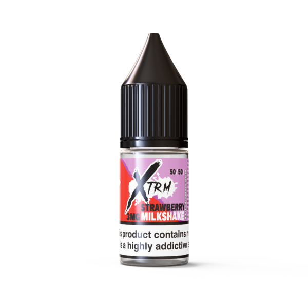 Strawberry Milkshake - Xtrm Bar 3,6,12,18mg Freebase Vape Juice UK Made